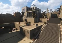 de_dust2 odtworzony w wersji, którą można w pełni zniszczyć teardown-dedust2