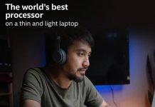 INTEL reklamując swoje mobilne procesory, pokazał MacBooka Pro na zdjęciu