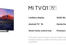 Xiaomi Mi Q1 TV z HDMI 2.1 i panelem 120 Hz, nie obsługuje 120 Hz