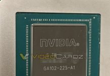 Rdzeń GA102-225 uchwycony na zdjęciu, to on jest sercem RTX 3080 Ti