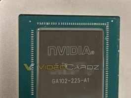 Rdzeń GA102-225 uchwycony na zdjęciu, to on jest sercem RTX 3080 Ti