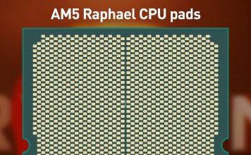 AMD Zen4 Raphael prezentacja procesora od spodu