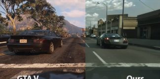 GTA V prezentacja fotorealistycznej grafiki przy użyciu uczenia maszynowego