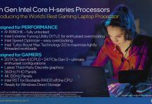 Wyciekły specyfikacje mobilnych procesorów Intel Tiger Lake-H