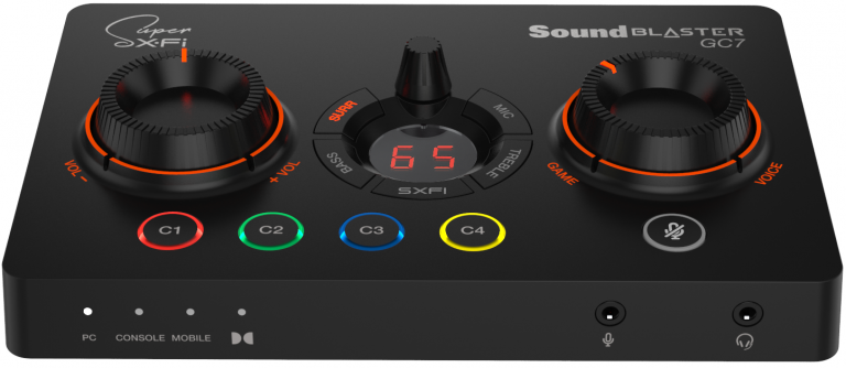 Звуковая карта creative sound blaster gc7