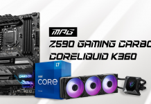 Bezkonkurencyjny zestaw combo – MSI MPG Z590 GAMING CARBON WIFI i MPG CORELIQUID K360