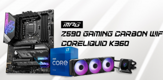 Bezkonkurencyjny zestaw combo – MSI MPG Z590 GAMING CARBON WIFI i MPG CORELIQUID K360
