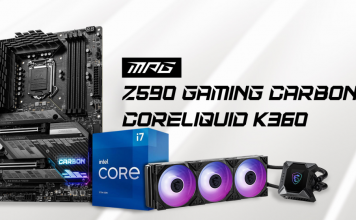 Bezkonkurencyjny zestaw combo – MSI MPG Z590 GAMING CARBON WIFI i MPG CORELIQUID K360
