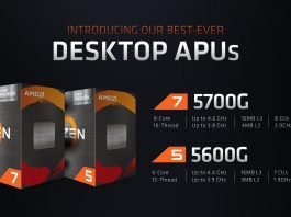 AMD Ryzen 5 5600G i Ryzen 7 5700G w sprzedaży detalicznej już w sierpniu