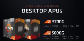 AMD Ryzen 5 5600G i Ryzen 7 5700G w sprzedaży detalicznej już w sierpniu