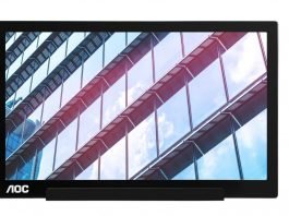 AOC I1601P – przenośny monitor z hybrydowym połączeniem USB AOC I1601P