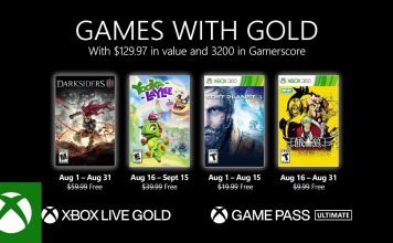 Games with Gold – oto rozpiska na sierpień Games with Gold sierpień