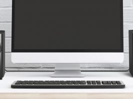 Creative T60 Kompaktowe głośniki biurkowe w systemie 2.0 z technologią Clear Dialog, dźwiękiem przestrzennym od Sound Blaster i z inteligentnym zestawem SmartComms