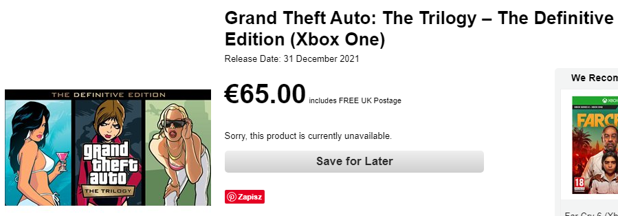GTA The Trilogy - The Definitive Edition 