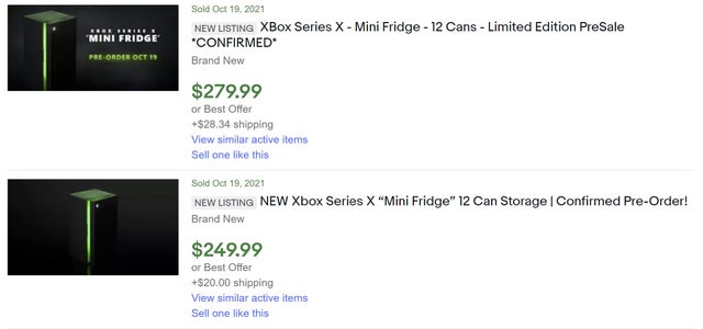 minilodówka Xbox Series X