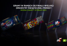 NVIDIA CHARITY STREAM – w tym roku gramy w ramach 30. Finału Wielkiej Orkiestry Świątecznej Pomocy