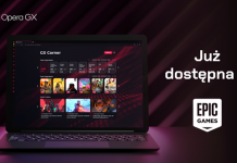 Opera GX – jedyna na świecie przeglądarka dla graczy i graczek – wchodzi do Epic Games Store GX EMPIC GAMES