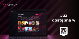 Opera GX – jedyna na świecie przeglądarka dla graczy i graczek – wchodzi do Epic Games Store GX EMPIC GAMES