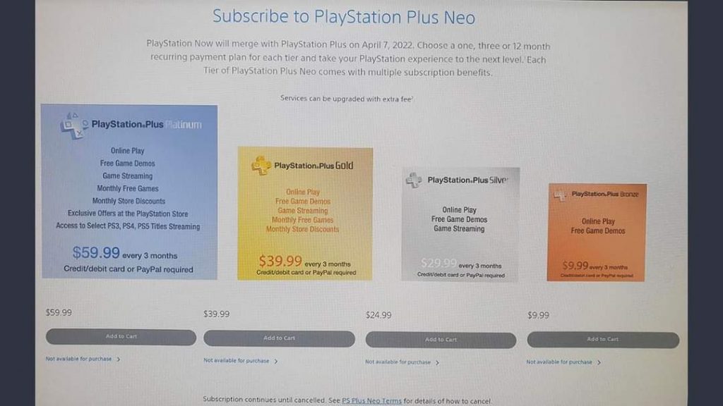 PlayStation Plus Neo