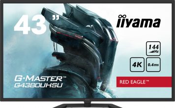 iiyama G-Master G4380UHSU-B1 Red Eagle to 43-calowy monitor dla graczy w przystępnej cenie