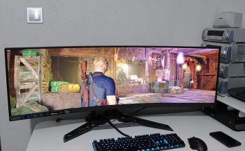 Recenzja monitora super ultrawide Lenovo Legion R45w-30
