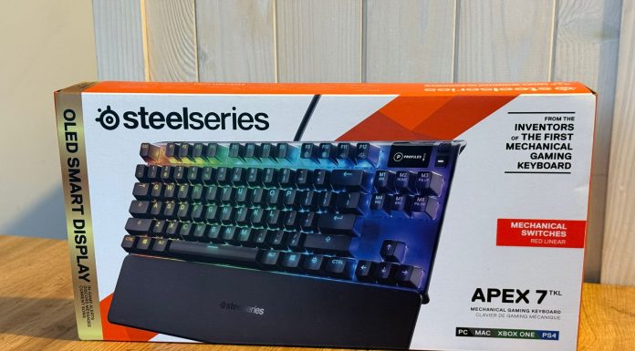 SteelSeries Apex 7 TKL recenzja
