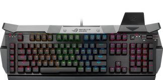 Asus zapowiedział klawiaturę mechaniczną ROG Horus GK2000 w wersji RGB