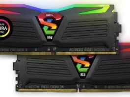 Geil oświetli nam wnętrze komputera dzięki pamięciom DDR4 Super Luce RGB Sync