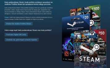 Valve wprowadziło na Steam karty podarunkowe w wersji cyfrowej