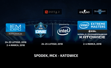Już dziś pierwsza okazja by zdobyć bilety na ESL One DOTA 2 i IEM Katowice 2018