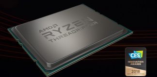 AMD i ich procesor Threadripper 1950X z tytułem Najlepszej Innowacji targów CES 2018