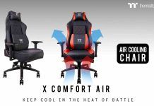 Thermaltake wypuszcza z taśmy produkcyjnej fotel, który chłodzi – X Comfort Air Gaming Chair