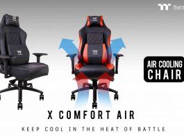 Thermaltake wypuszcza z taśmy produkcyjnej fotel, który chłodzi – X Comfort Air Gaming Chair