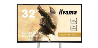 Pierwszy zakrzywiony ekran marki iiyama, czyli G3266HS-B1 Gold Phoenix