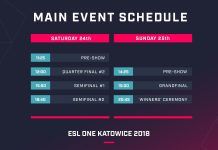Znamy podział na grupy i harmonogram gier w Spodku na ESL One Katowice 2018