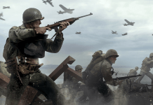 Najwyższą rangę w CoD: WWII wbił bez używania broni palnej Call of Duty