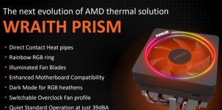 AMD Wraith Prism – nowe chłodzenie do procesorów Ryzen 2000