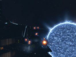Niezwykły świetlny spektakl w EVE Online w hołdzie Stephenowi Hawkingowi