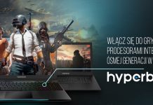 8. generacja procesorów Intel napędza już nowe gamingowe laptopy Hyperbook