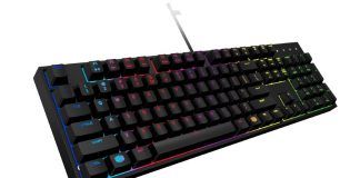 Klawiatura MasterKeys Lite L dla mniej wymagających graczy