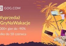 Wakacyjna promocja na gry w GOG. Tysiące tytułów w obniżonej cenie