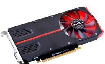 Jednoslotowy GeForce GTX 1050 Ti marki Inno3D