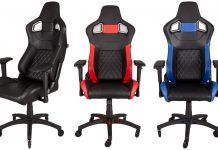 Fotele dla graczy Corsair T1 Race. Komfort rozgrywki mierzony miękkością oparcia i regulacją wysokości