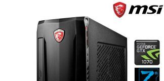 Promocja na komputer MSI Nightblade z GTX 1070 i procesorem Intel 7.generacji. Kupując teraz zaoszczędzimy prawie 3500 zł