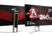 Monitor AOC AG251FG z G-Sync i odświeżaniem 240 Hz