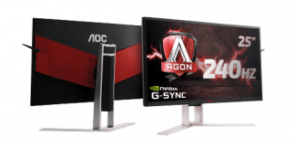 Monitor AOC AG251FG z G-Sync i odświeżaniem 240 Hz