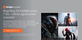 Do 19 czerwca możemy za darmo wypróbować Origin Access
