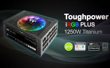 Zasilacz Thermaltake Toughpower iRGB PLUS 1250W Titanium
