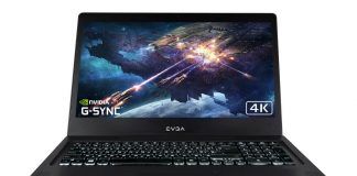 EVGA SC17 1080 – potężny laptop zamknięty w cienkiej obudowie